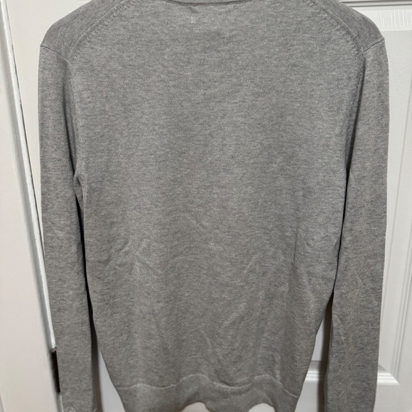 Men’s Gray Crewneck Sweater (Small) - Premium Luxe Yarn | Banana Republic - Picture 5 of 10